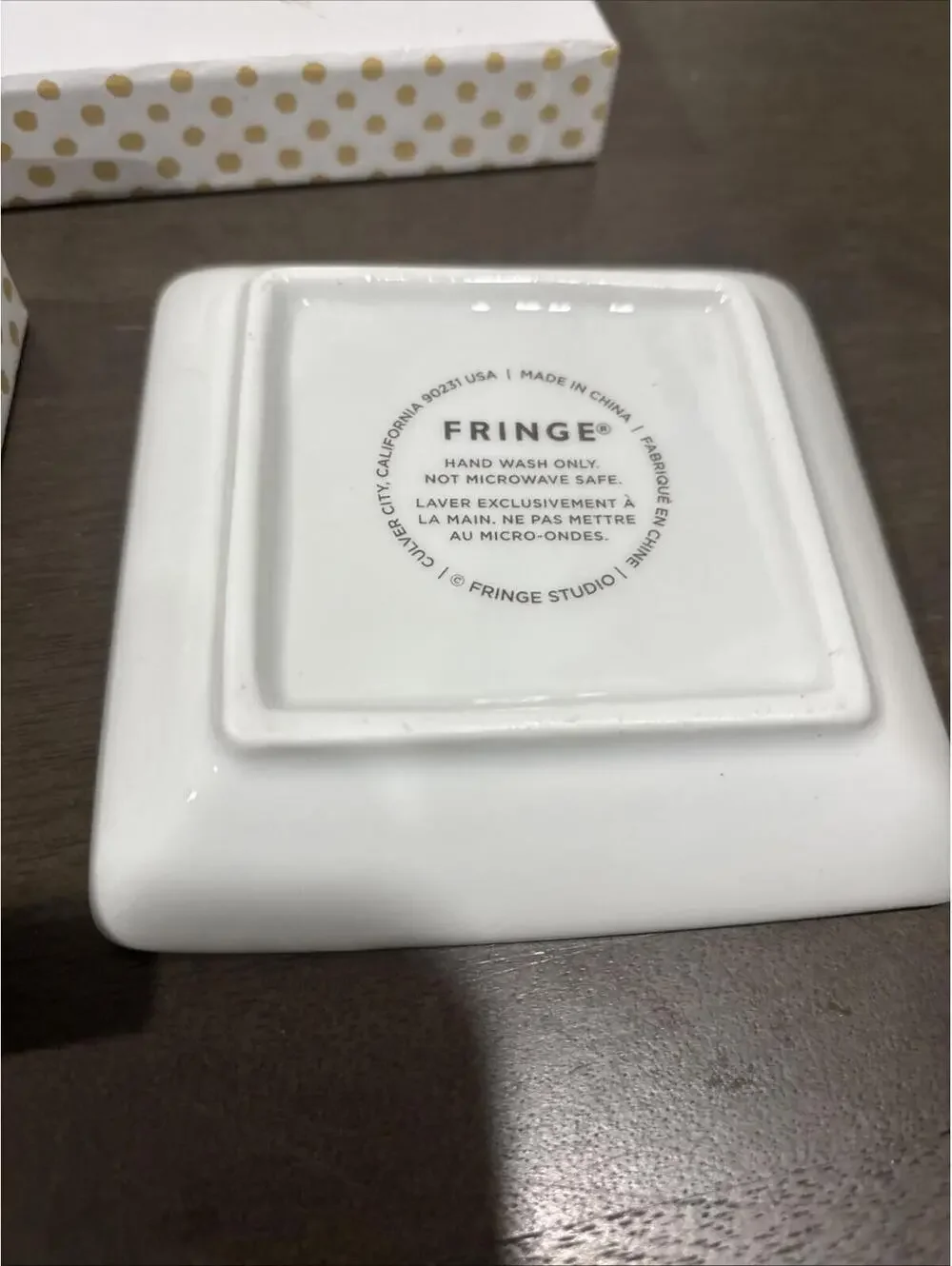 Fringe.. Love Trinket Tray Porcelin. [COPY]